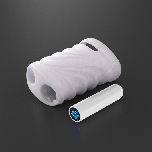 10 Vibrating Bullet Two Channel Penis Stimulator