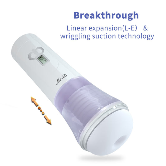 AT-MAX 4D Transparent Channel Powerful Automated Stroker
