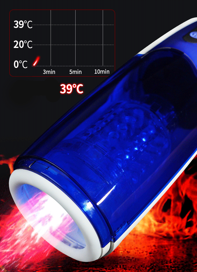2022 Vibration Automatic Telescopic Rotary Heating Male Masturbation Cup