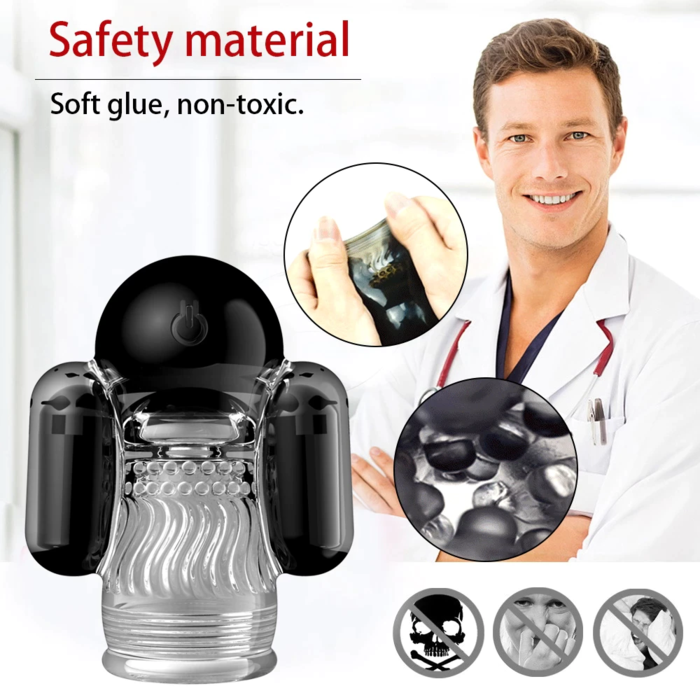 Wireless Control Glans Vibrators Male Masturbation Adult Sex Toy For Men,Male Delay Lasting PenisTrainer Vibrators Penis Massage