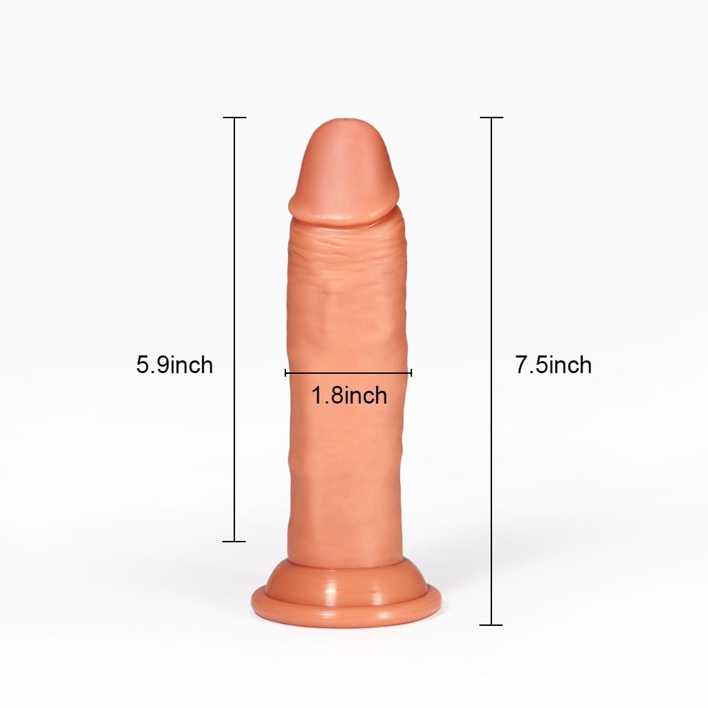 7.5" Realistic Foreskin Female Masturbation Dildo