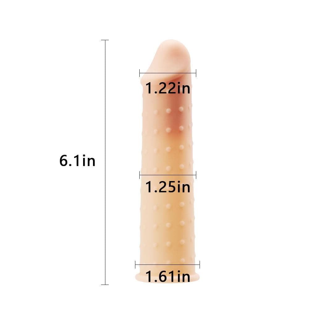 2.4” Extension Penis Sleeve with Dots