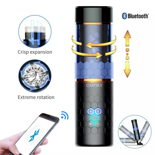 10 Thrusting Spinning Suction Cup Male Masturbator Cup