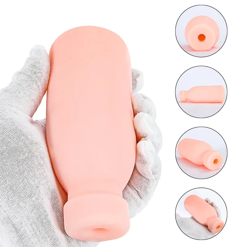 Latest bottle masturbator artificial pussy vagina male masturbation cup for men sex toys pussy masturbator