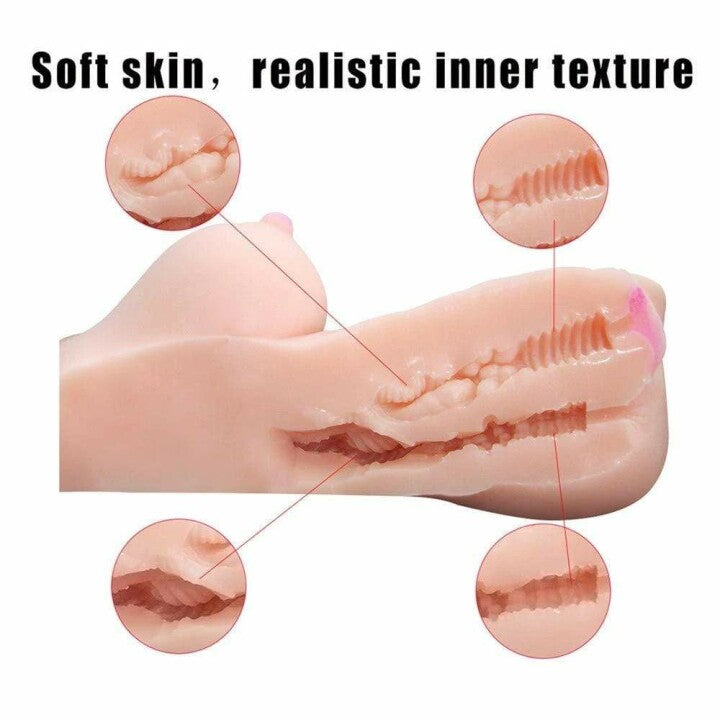 Louis Masturbator Cup Soft Pussy Sex Toys Vagina Adult Endurance Exercise Sex Products Vacuum Pocket Cup