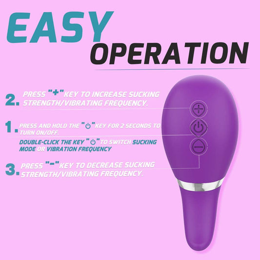 Tongue Clitoral Sucking Vibrator