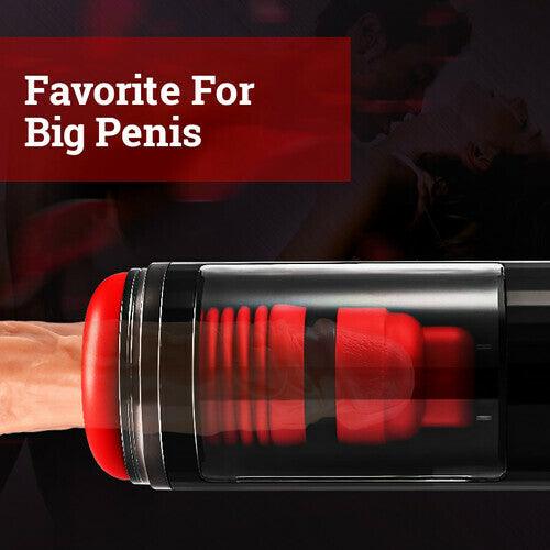 7 Thrusts 7 Vibrations Flame Rose Masturbation Cup