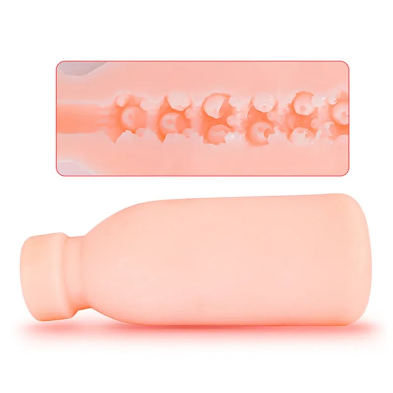 Latest bottle masturbator artificial pussy vagina male masturbation cup for men sex toys pussy masturbator