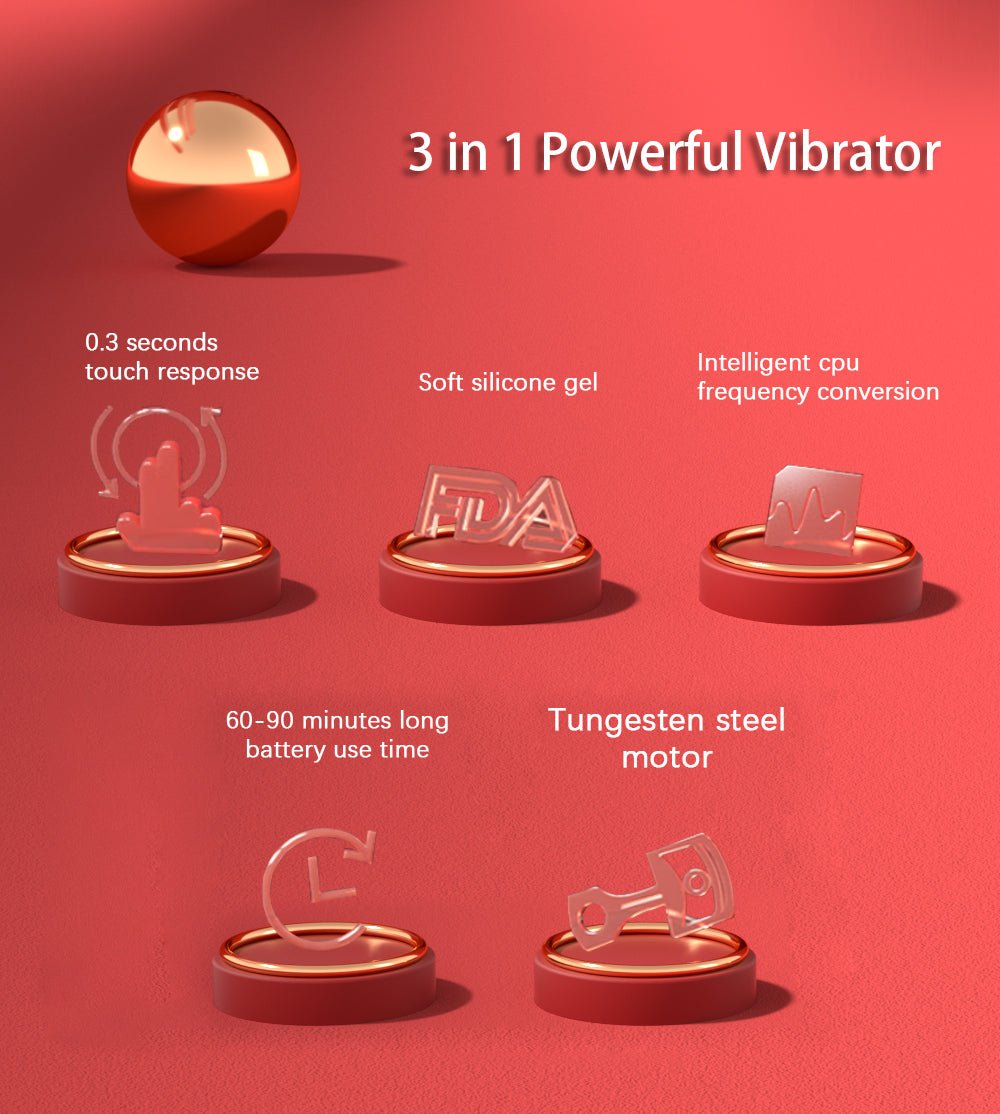 Dreampat G Spot Tapping and Vibrating Rabbit Vibrator