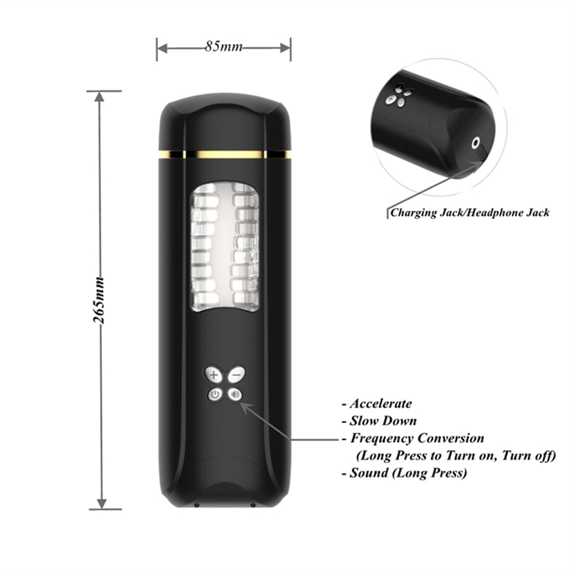 Automatic Multi-Speed Vaginal Pulsates Juicer Masturbator