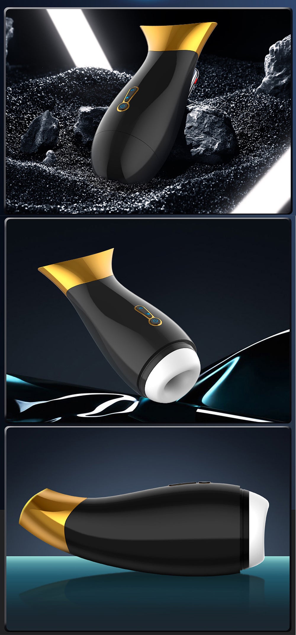 👄3 Speeds & 7 Frequencies Intelligent Heating Oral Entanglenment Male Masturbator👄