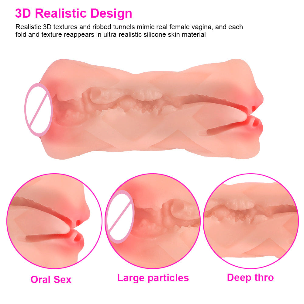 2 In 1 Vagina Oral Sex Masturbation Cup