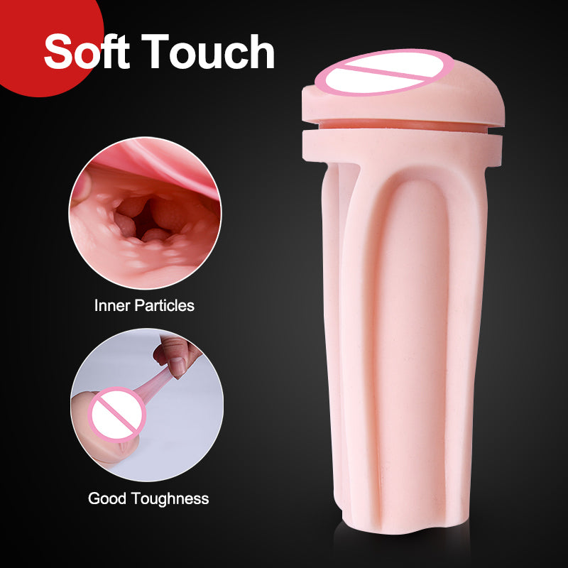 Electric Automatic Pulse Vibrating Soft Silicone Mute Erotic Masturbator