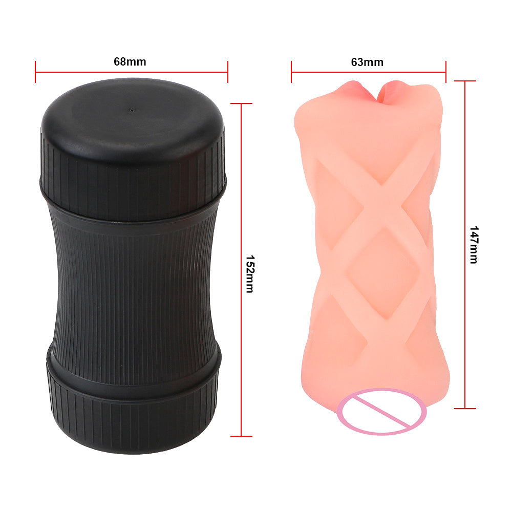 2 In 1 Vagina Oral Sex Masturbation Cup