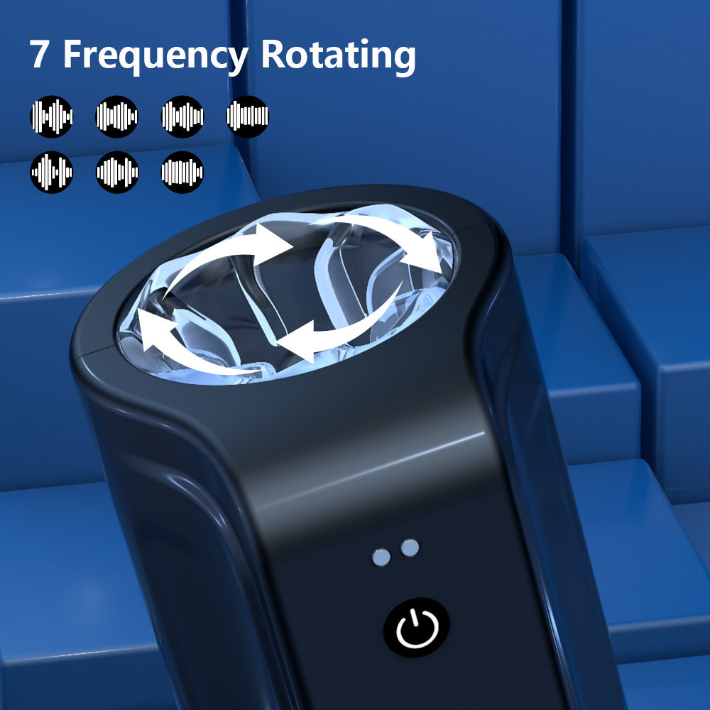 Hand-hold 7 Rotating Modes Male Masturbator