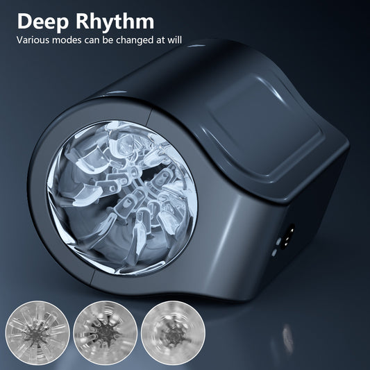 Hand-hold 7 Rotating Modes Male Masturbator