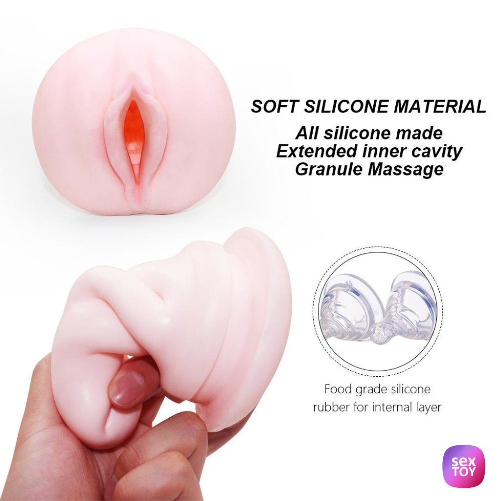 Male Masturbator 5 Speed Telescopic Vibration Voice Environment