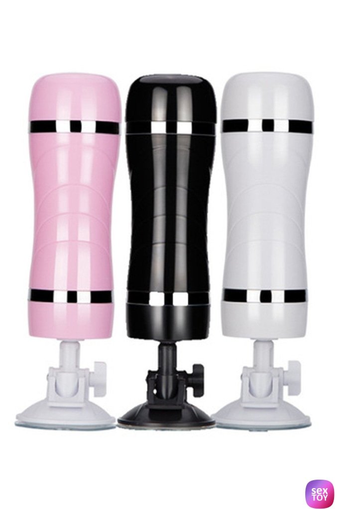 Rechargeable Hands Free Thrusting Male Masturbator Cup
