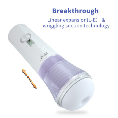 AT-MAX 4D Transparent Channel Powerful Automated Stroker