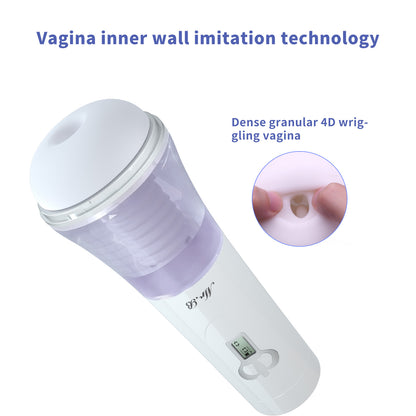 AT-MAX 4D Transparent Channel Powerful Automated Stroker