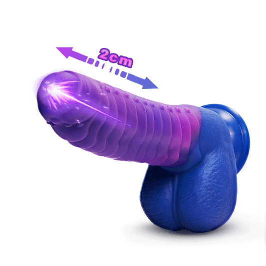 9-Inch Intelligent Heating 3 Thrusting 5 Vibrating Dildo