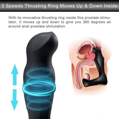 Diamond Finger 360° Anal Vibrator Plug
