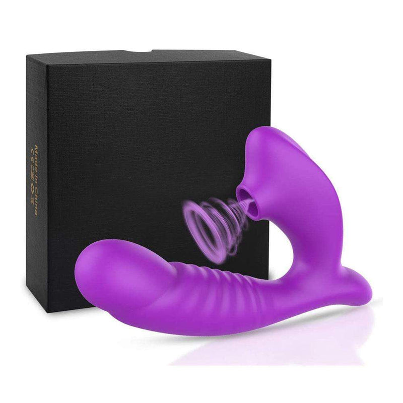10 Vibrating 10 Sucking Modes Clitoris G Spot Stimulator