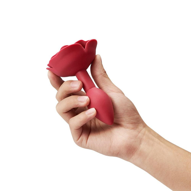 Red Rose Silicone Anal Cosplay Plug