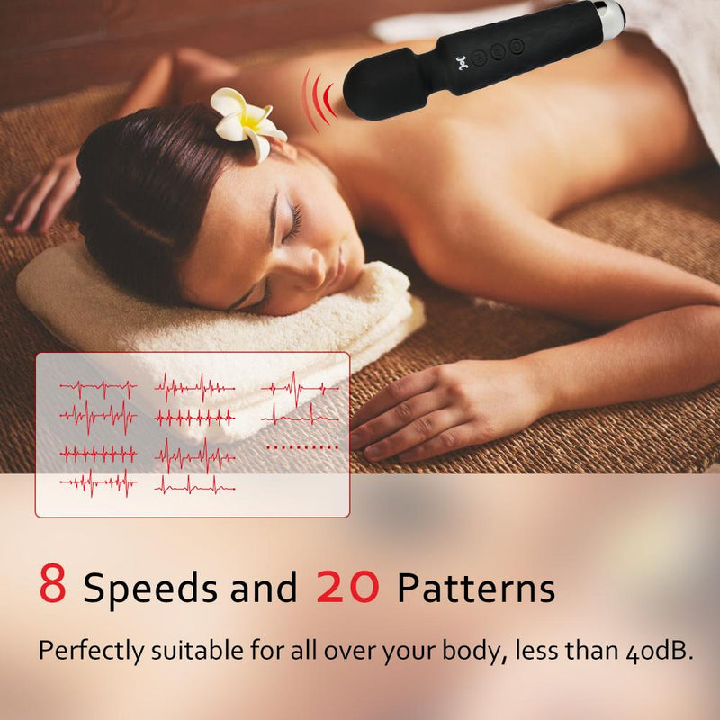 8 Speeds 20 Frequency vibrating AV Magic Wand Massager