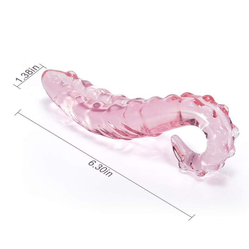 Crystal Pink Seahorse-like Pussy Anal Plug