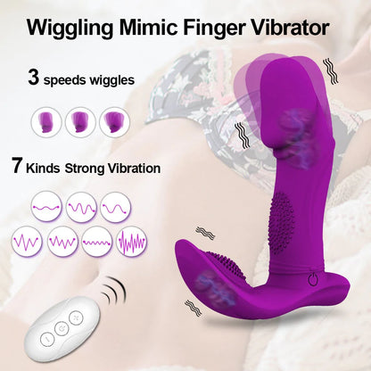 Wearable G Spot and Clit Dual Vibrator with Remote Control W5
