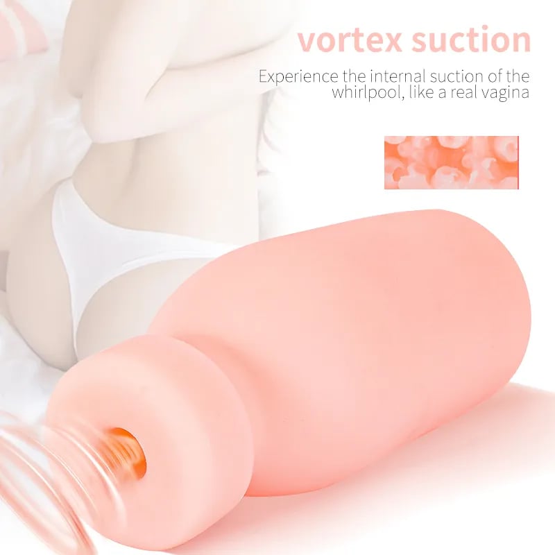 Latest bottle masturbator artificial pussy vagina male masturbation cup for men sex toys pussy masturbator