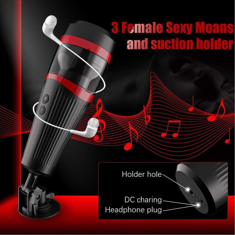 Handsfree Masturbator | Thrusting Sex Toy Vibrating Cup