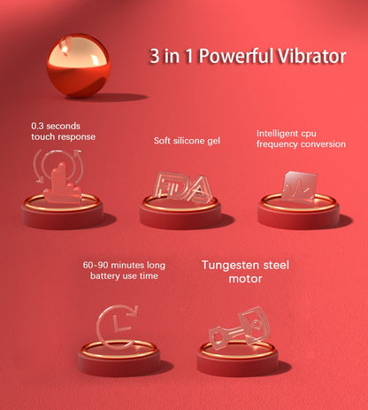 Dreampat G Spot Tapping and Vibrating Rabbit Vibrator