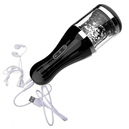 Automatic rotating four-dimensional space masturbation cup