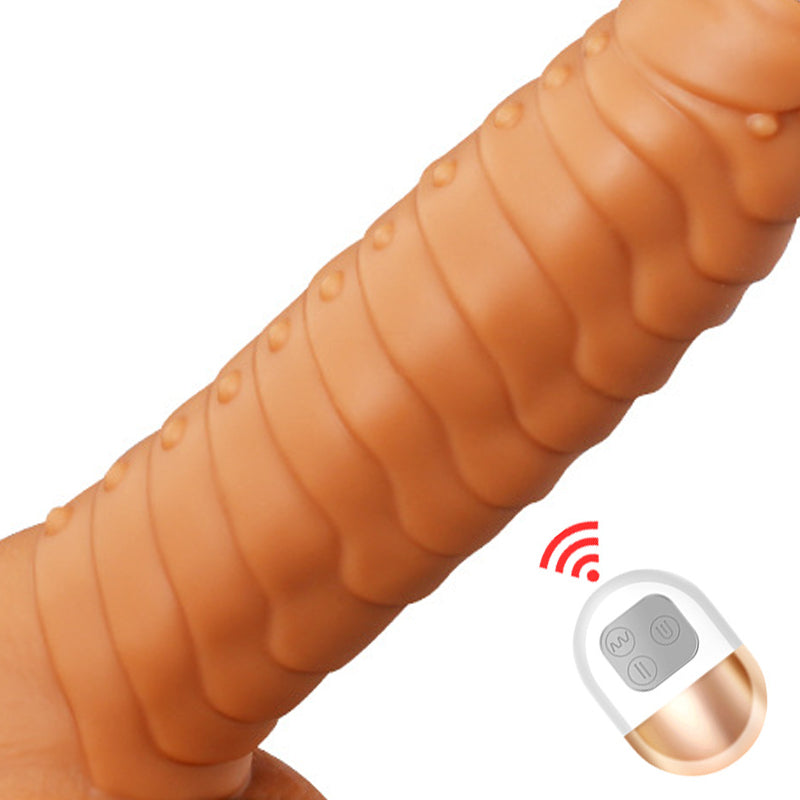9-Inch Intelligent Heating 3 Thrusting 5 Vibrating Dildo - Size Reference
