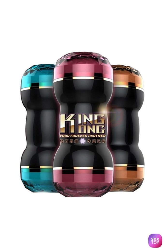 KingKong Rends Male Masturbator Cup Girls Realistic Butt Vagina Blow Job